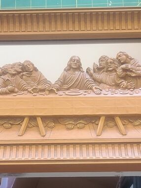 Home Interiors The Lord's Last Supper With Apostles Vintage Gold Mirrored